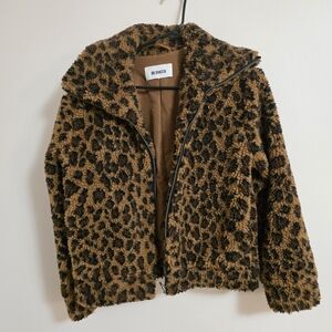 BB Dakota Leopard Teddy Jacket